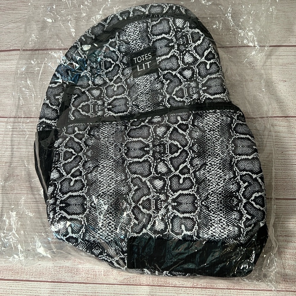 Snake print LIT handlers back pack